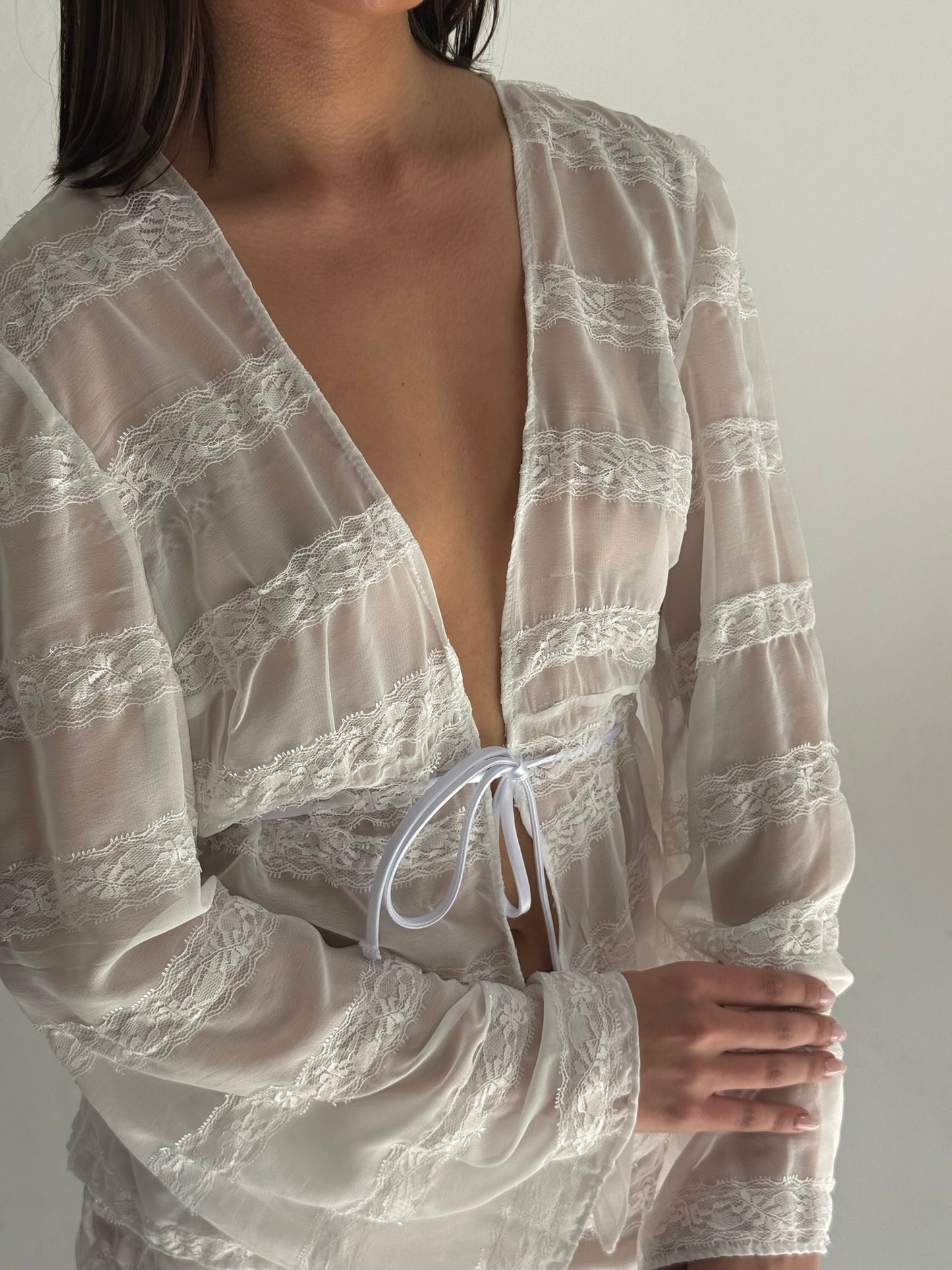 The Pure laced blouse