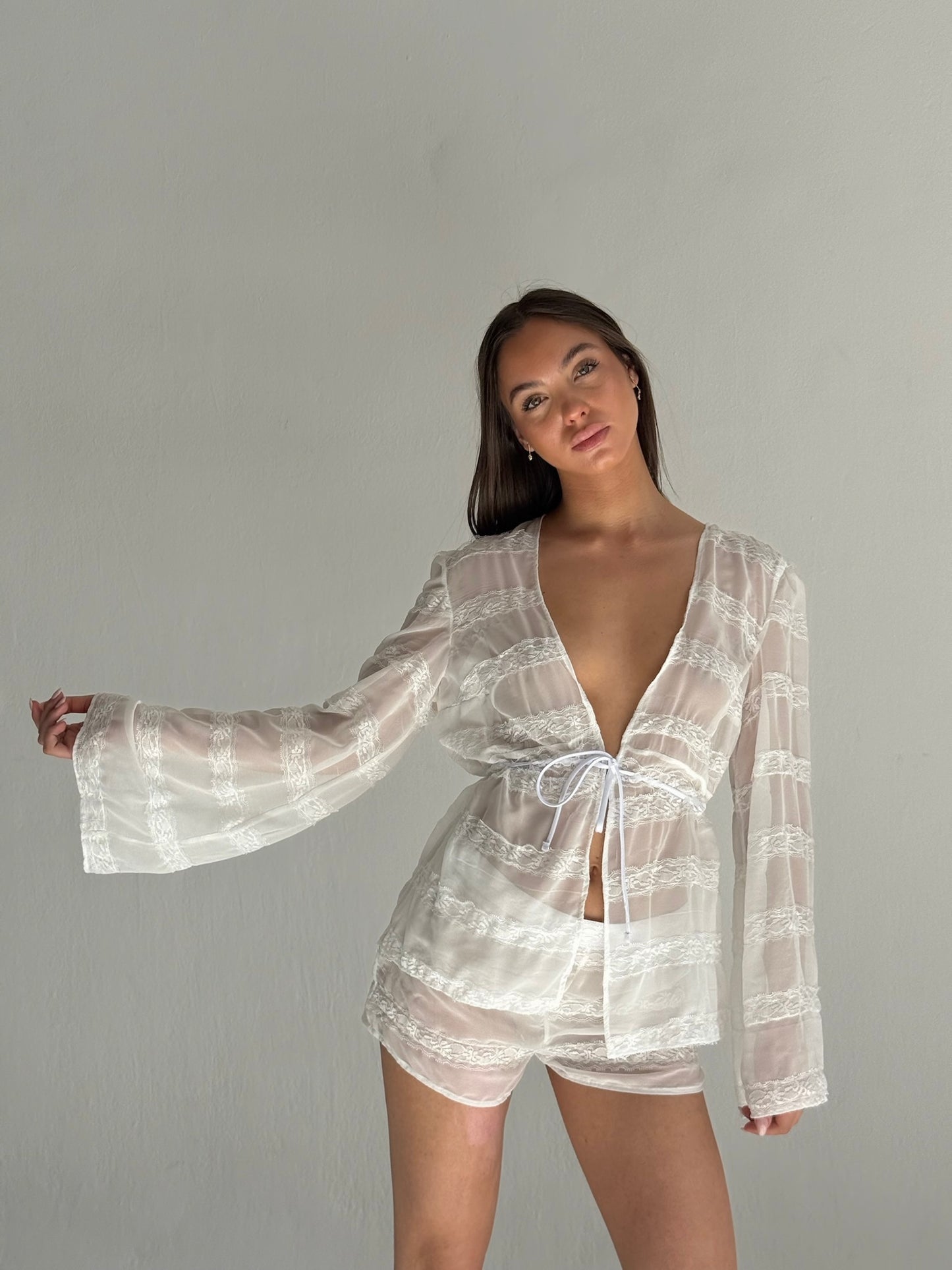 The Pure laced blouse