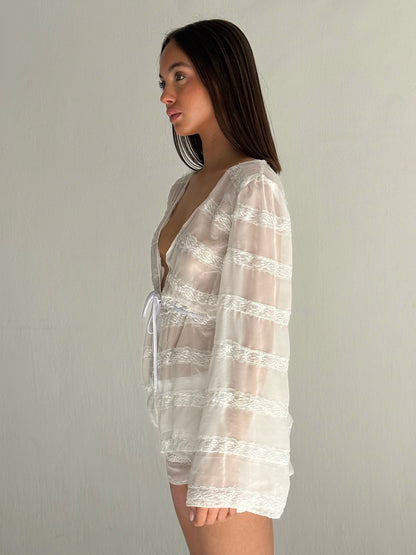 The Pure laced blouse