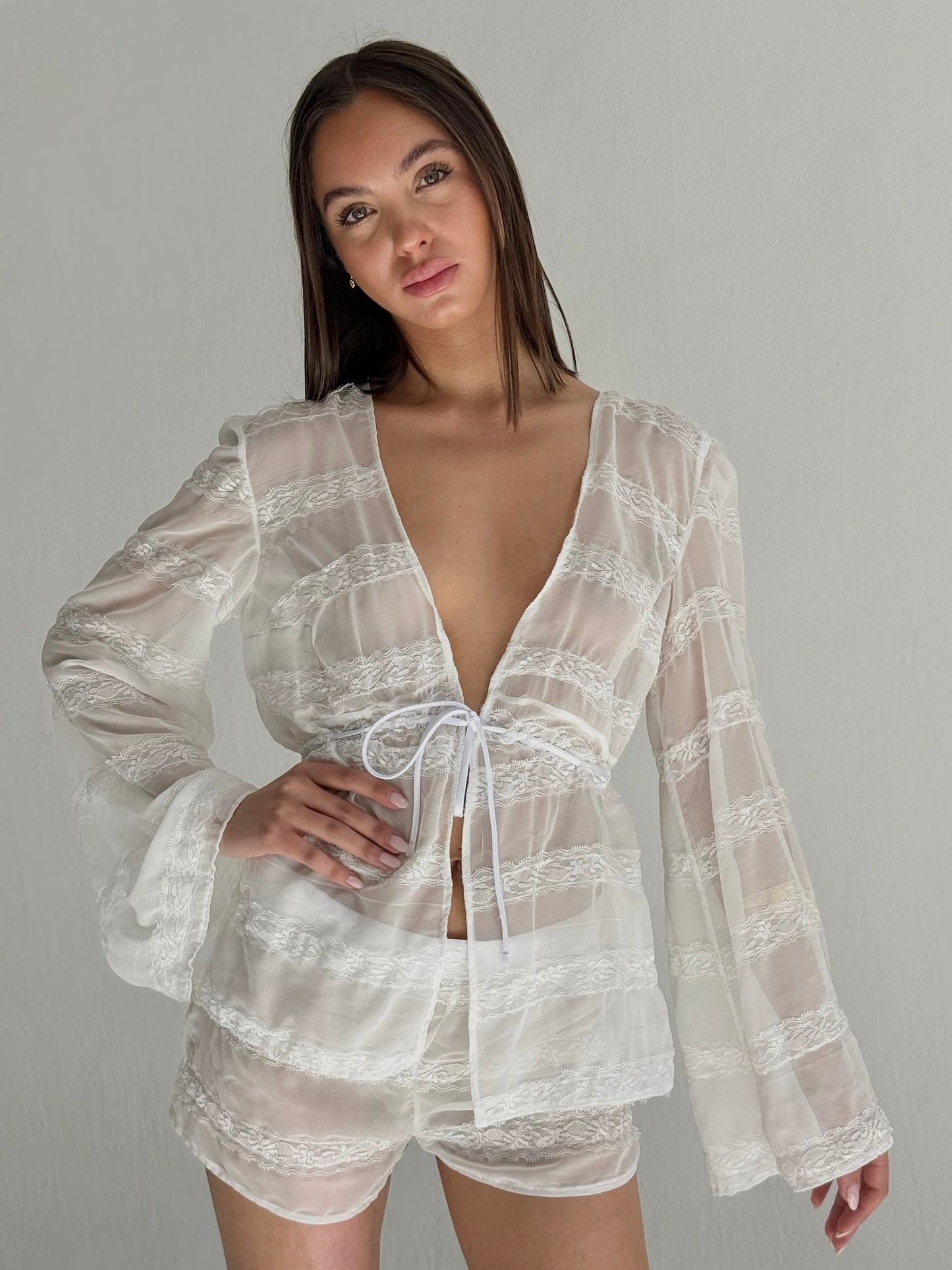 The Pure laced blouse