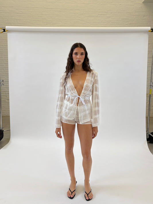 The Pure laced blouse