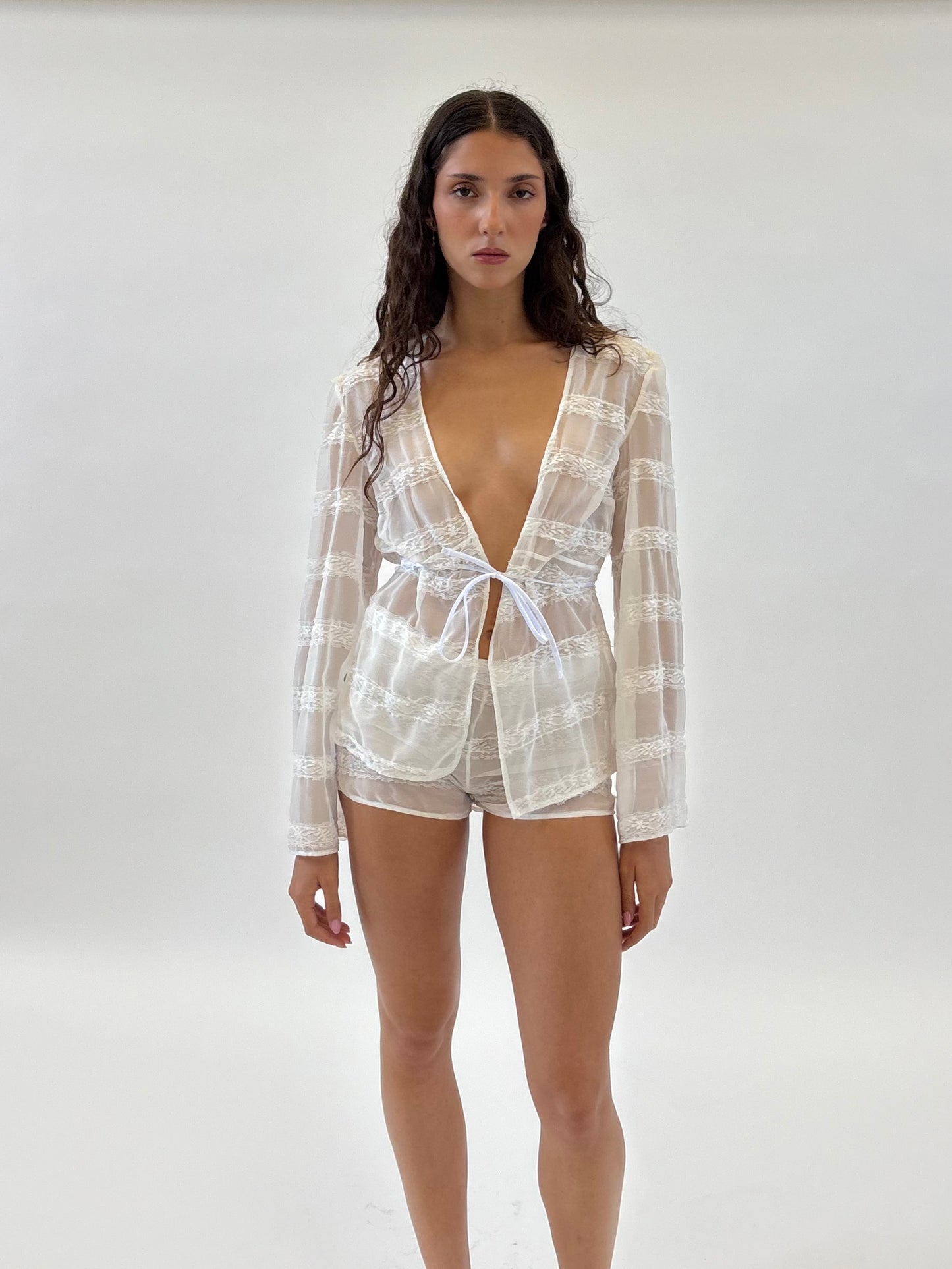 The Pure laced blouse