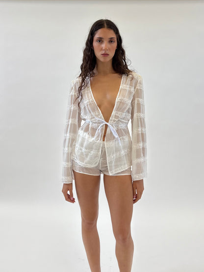 The Pure laced blouse