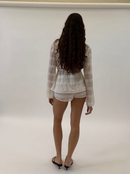 The Pure laced blouse