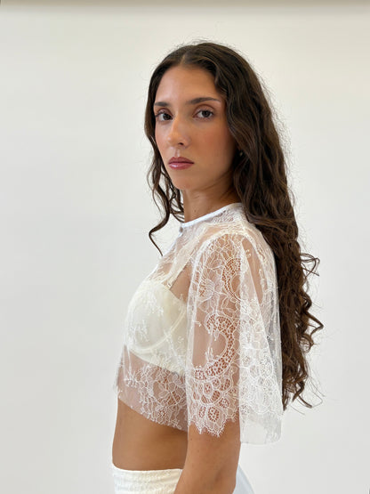 The Haze chantilly cape