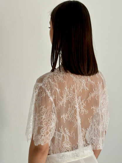 The Haze chantilly cape